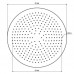 Верхний душ FIMA Carlo Frattini Spillo Steel круглый 300 мм INOX F2948/2INOX
