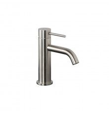Смеситель для раковины FIMA Carlo Frattini Spillo Steel с донным клапаном F3071INOX